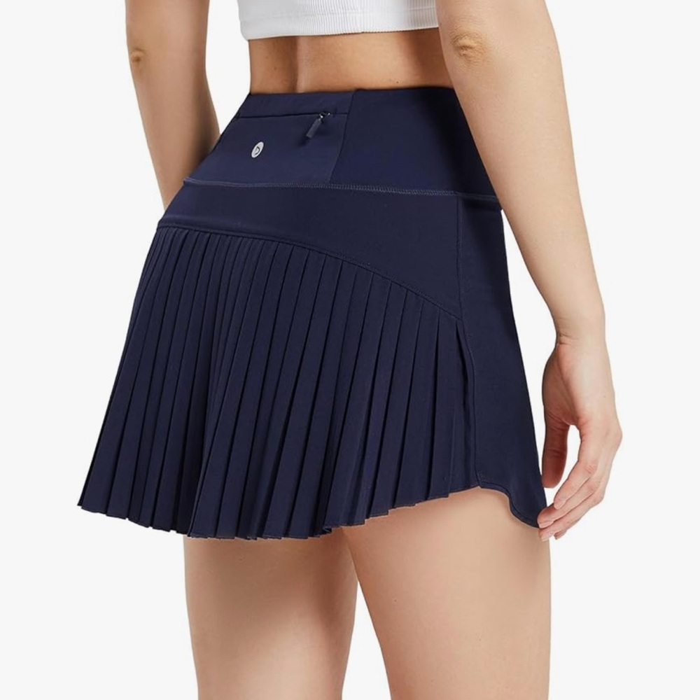 Baleaf Navy Pleated Skirt